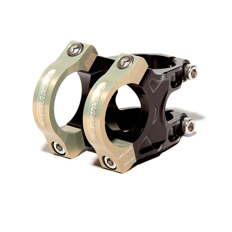 Renthal Apex Stem – 40mm 31.8 Clamp +/-6 1 1/8 Aluminum Black/Gold