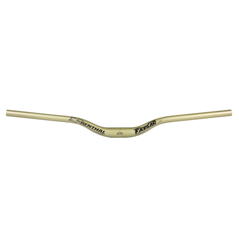 Renthal Fatbar Lite V3 35 Riser Bar 40mm/760mm AluGold