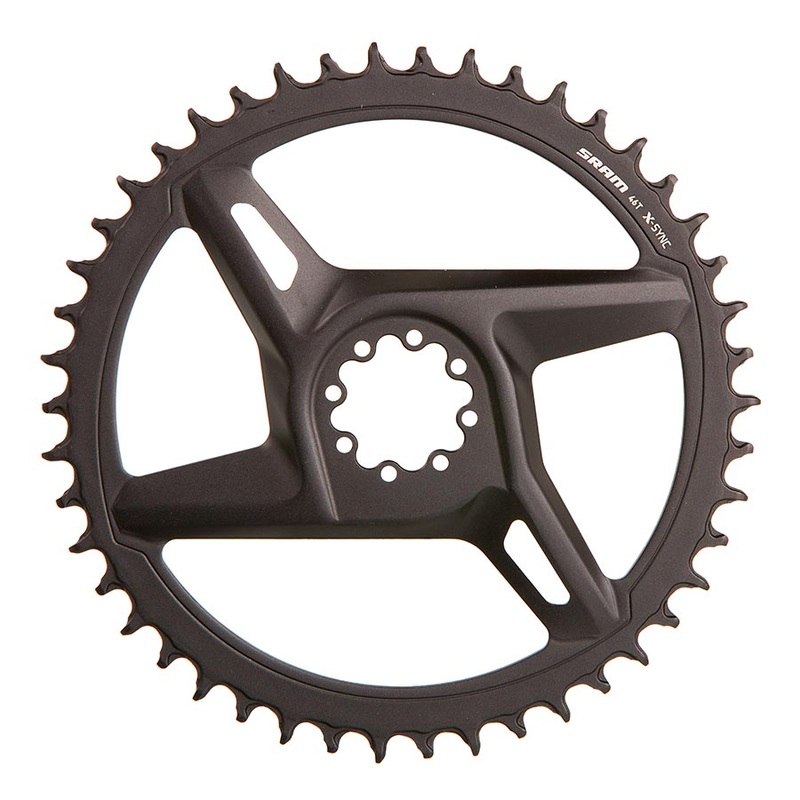 SRAM X-Sync Road Direct Mount Chainring Rival – 46t 12-Speed 8-Bolt Direct Mount BLK