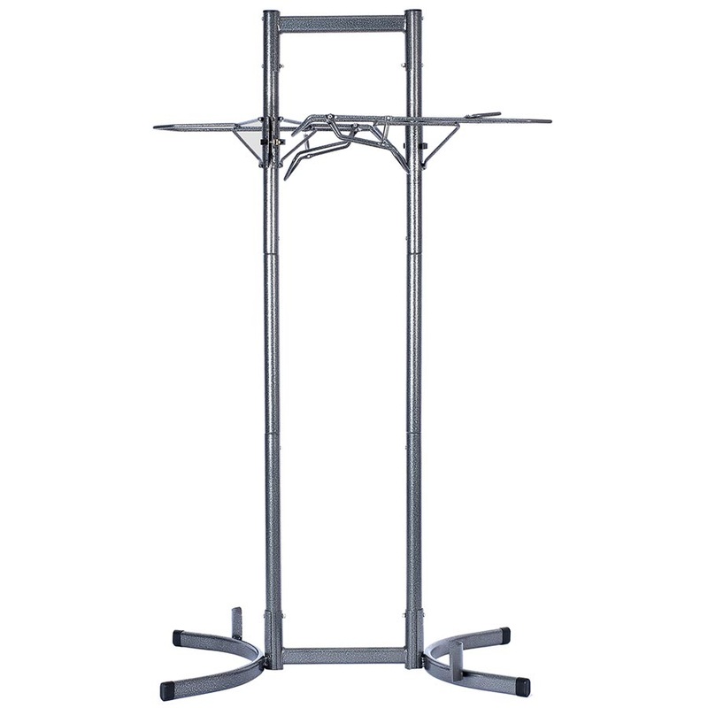 Delta Heavy Duty 2 Bike Upright Stand – Gray
