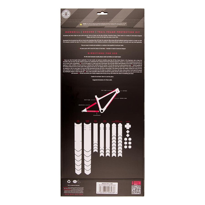 Muc-Off DH/Enduro/Trail Frame Protection Kit – 45-Piece Kit Bolt