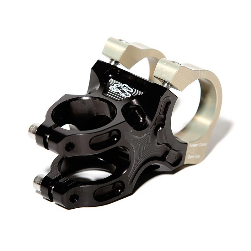 Renthal Apex Stem – 50mm 31.8 Clamp +/-6 1 1/8 Aluminum Black/Gold