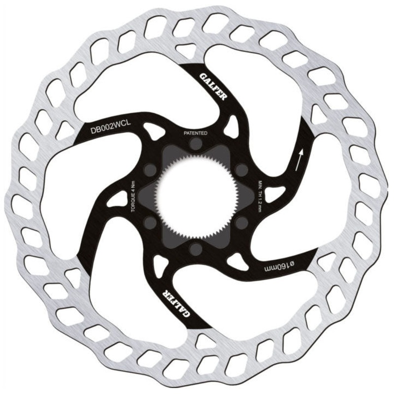 Galfer MTB Disc Brake Rotor – 160mm Centerlock 1.8mm