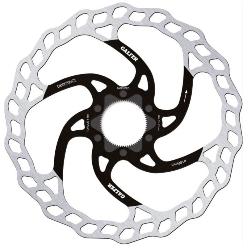 Galfer MTB Disc Brake Rotor – 180mm Centerlock 1.8mm