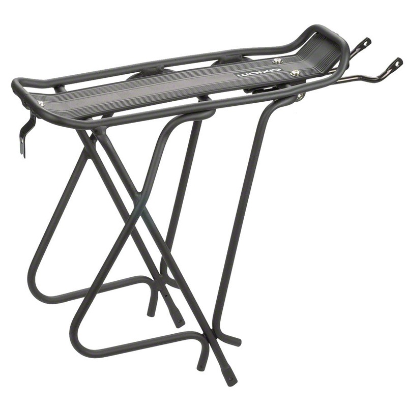 Axiom Journey Tubular Rear Rack: Alloy~ Black
