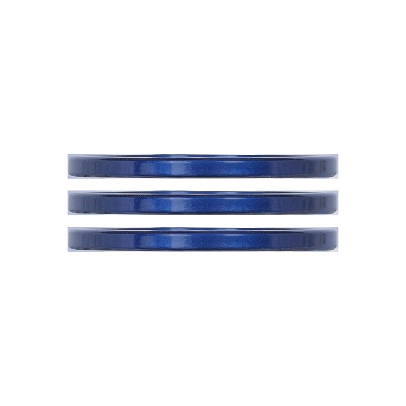 Industry Nine iRiX Headset Spacer 1-1/8” Height: 2.5mm Aluminum Blue 3pcs
