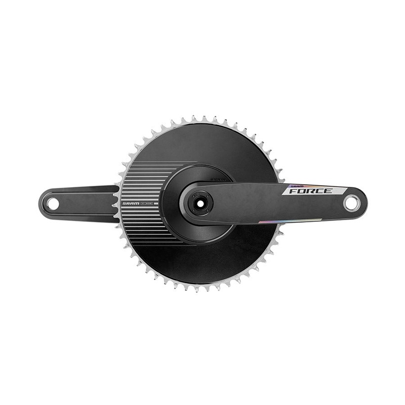 SRAM Force 1x Aero E1 Crankset Speed: 12/13 Spindle: 28.99mm BCD: Direct Mount SRAM 8 Bolt 50 DUB 172.5mm Black Road