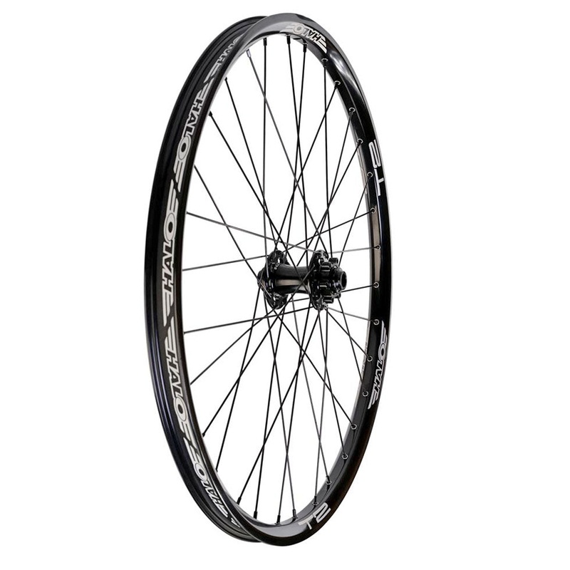 Halo T2 26 Front Wheel 32h Black
