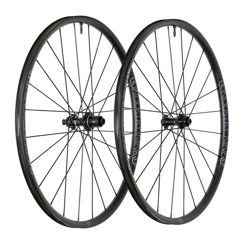 Industry Nine Solix G GRCX Wheel Front and Rear 700C / 622 Holes: F: 24 R: 24 F: 12mm R: 12mm F: 100 R: 142 Disc Center Lock Shimano Road 11 Set