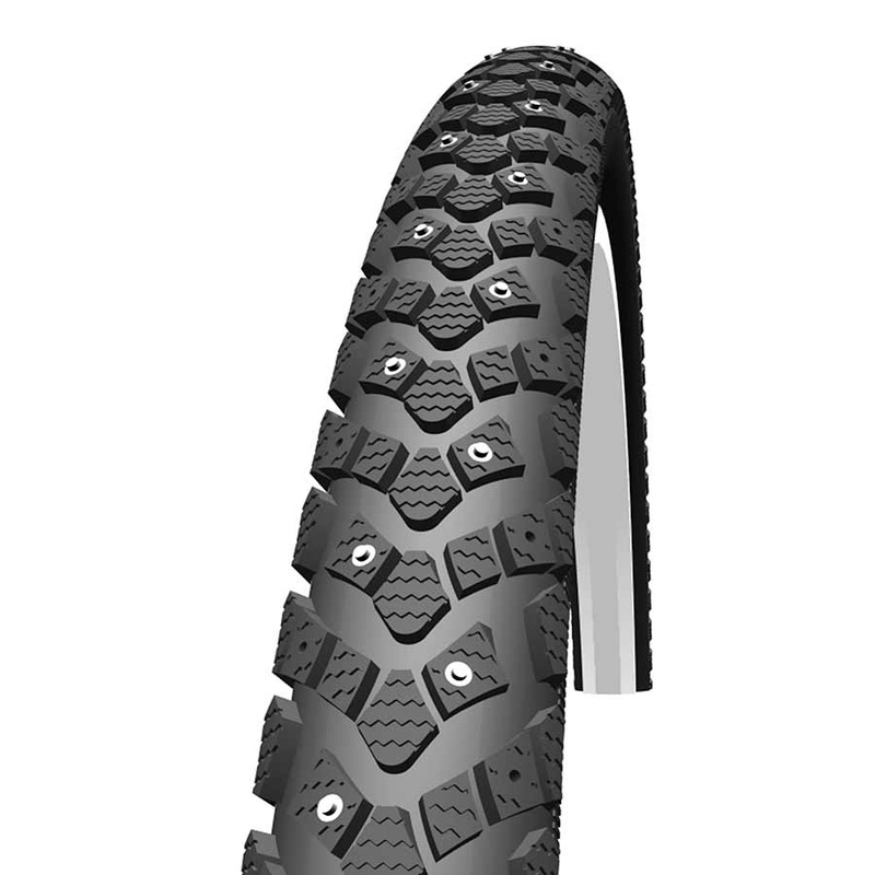 Schwalbe Winter Tire 26”x1.75 Wire Clincher Winter KevlarGuard Reflex 50TPI Black