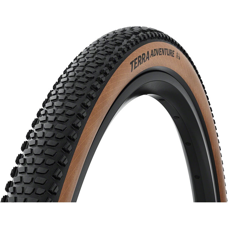 Continental Terra Adventure Tire – 700 x 55 Tubeless Folding BLK/Transparent Grip Trail Casing E25
