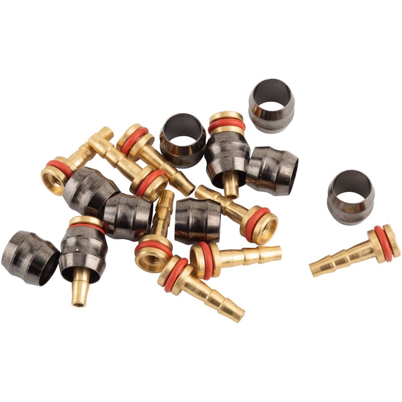 TRP Hydraulic Hose Kit – For 5.0mm Compression Ferrules Brass Inserts O-Rings 10/Each