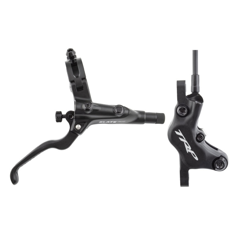 TRP Slate EVO Disc Brake and Lever – Front Hydraulic Post Mount  Black