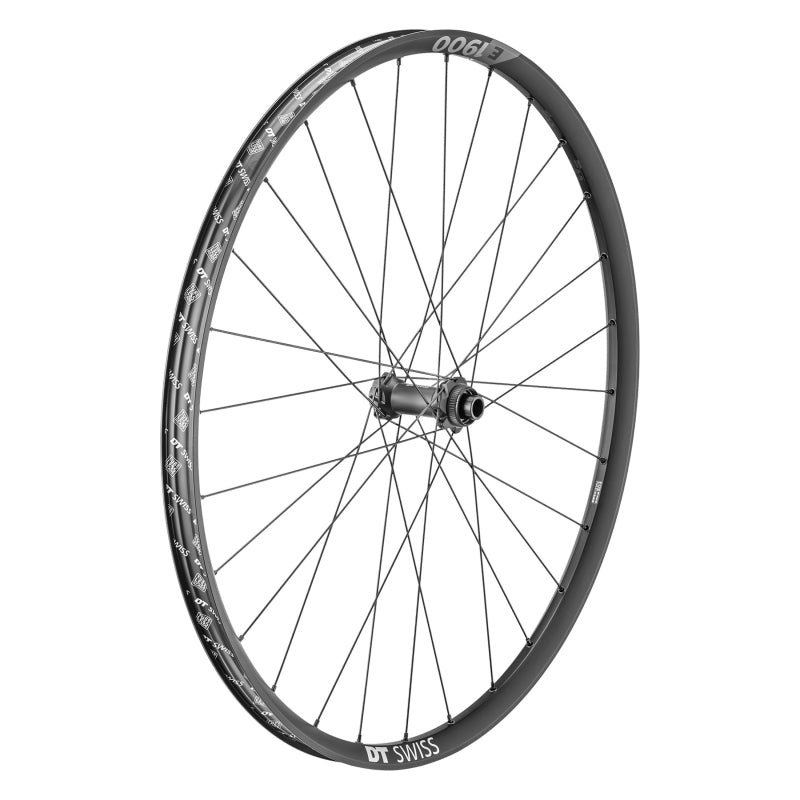 DT Swiss E 1900 Spline 30 Front Wheel – 29 15 x 110mm Center-Lock Black
