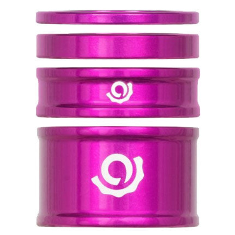 Industry Nine Headset Combo Spacer Kit 1-1/8 Set/4 Purple
