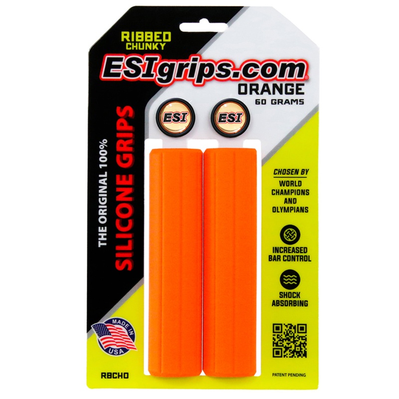 ESI Ribbed Chunky Grips – Orange
