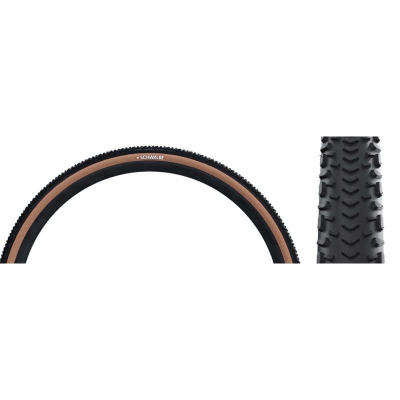 Schwalbe G-One RX Tire – 700 x 45 Tubeless Folding BLK/Transparent Evolution Line Pro Addix Race