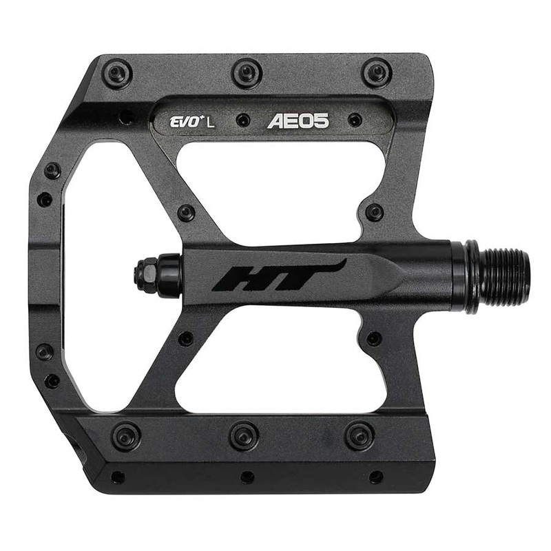 HT Components AE05(EVO+) Pedals – Platform Aluminum 9/16 Stealth Black