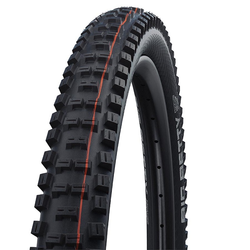 Schwalbe Big Betty Tire – 29 x 2.4 Tubeless Folding BLK Evolution Line Addix Soft Super Gravity