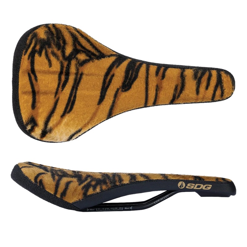 SDG Bel-Air V3 Traditional Saddle Lux Rails Tiger Print