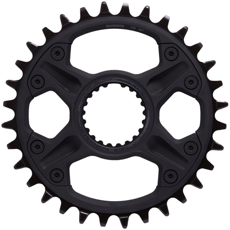 Shimano Deore FC-M6100-1 Direct Mount Chainring – 32t 12-Speed Black