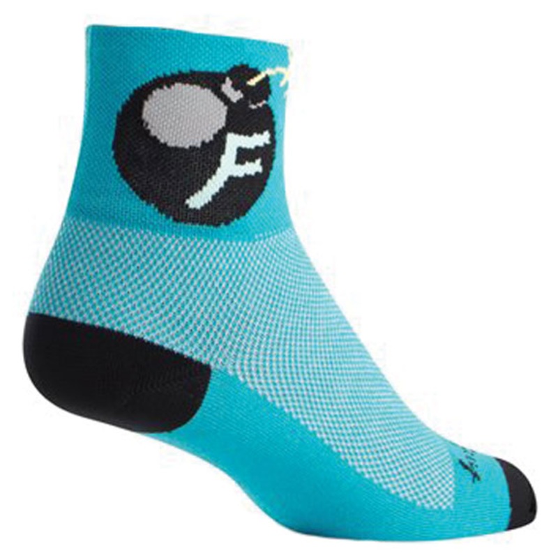 Sockguy F’Bomb Socks 9-13 Blue/Black