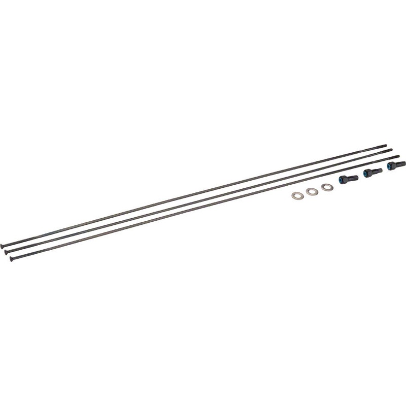 SRAM Spokes/Nipples/Washers 3-pack 298mm CX-Sprint Straight-Pull External BLK Roam 60 29