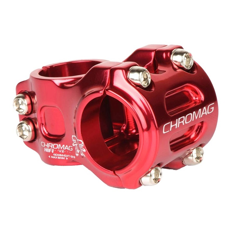 Chromag Hifi V2 Stem Diameter: 31.8mm Length: 40mm Steerer: 1-1/8” 0 Red