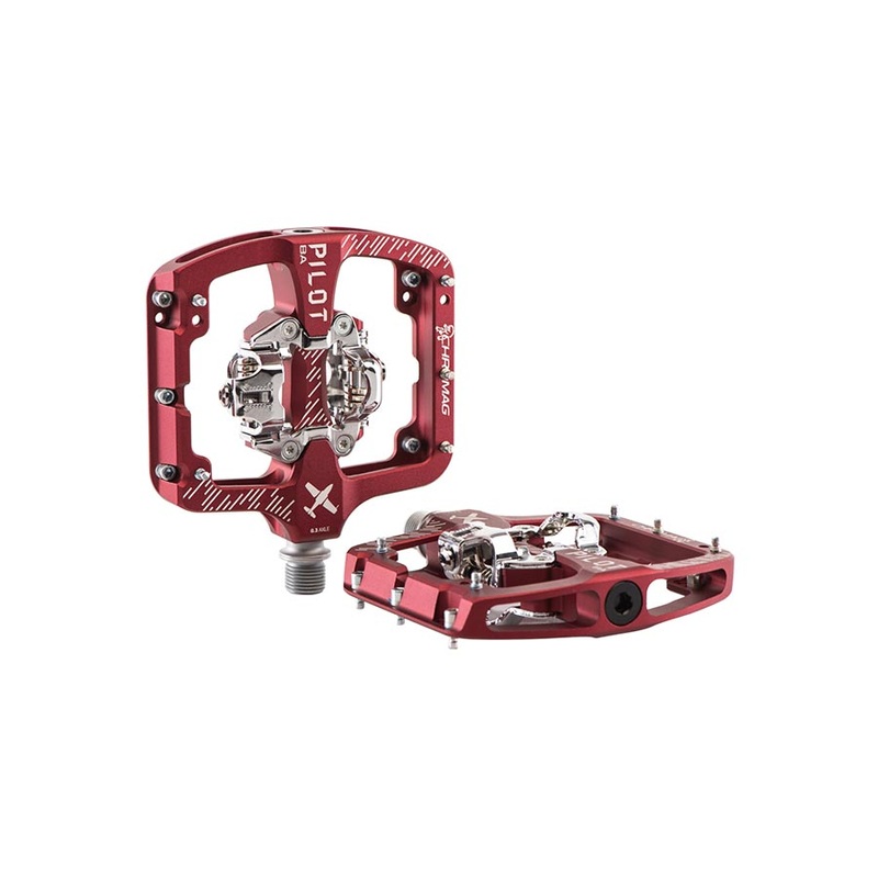 Chromag Pilot BA Pedals Body: Alloy Spindle: Cr-Mo 9/16” Red