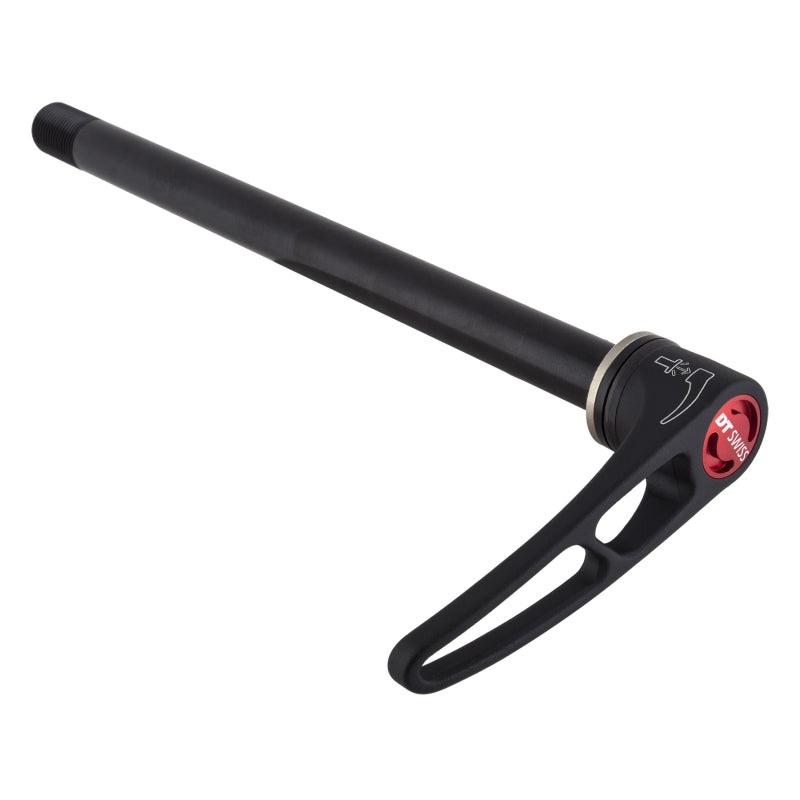 DT Swiss RWS MTB Rear Thru Axle – 12 x 142mm Overall Length 167.7mm M12 x 1.0mm Thread Pitch Flat Washer Plug-in Lever