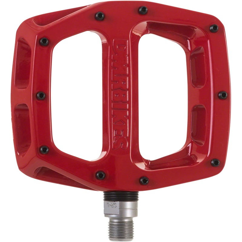 DMR V12 Pedals – Platform Aluminum  9/16 Red