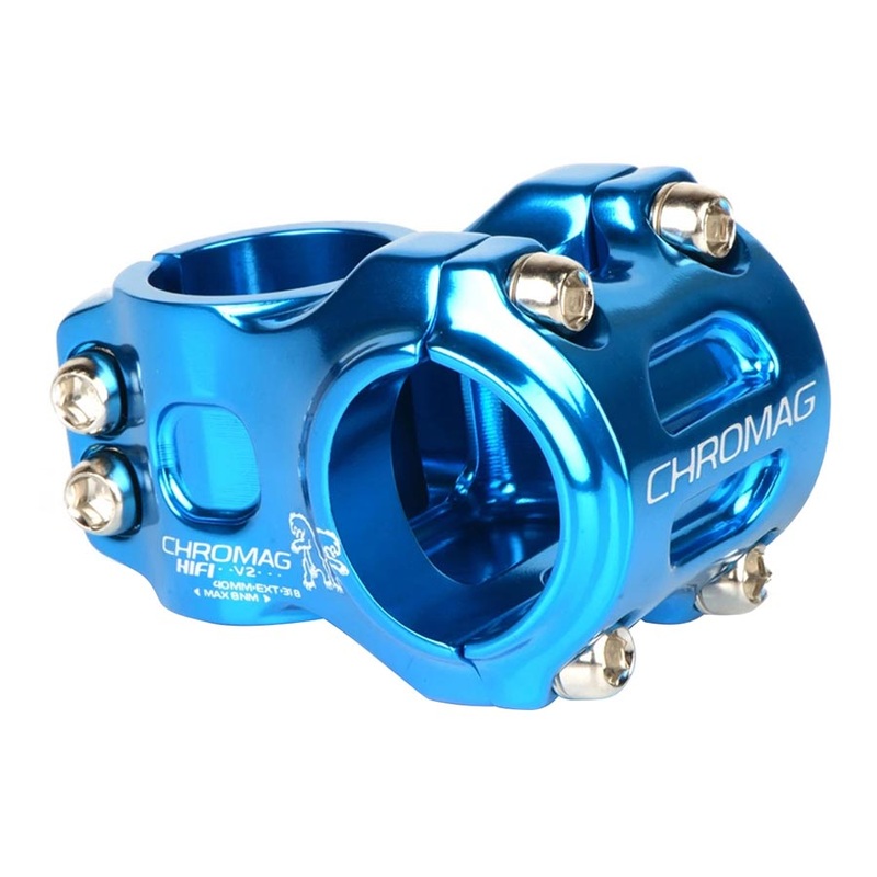 Chromag Hifi V2 Stem Diameter: 31.8mm Length: 40mm Steerer: 1-1/8” 0 Blue