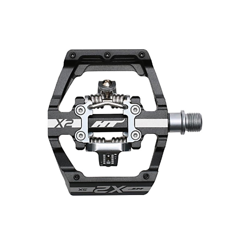 HT Components X2-SX BMX-SX Pedals Body: Aluminum Spindle: Cr-Mo 9/16” Black Pair