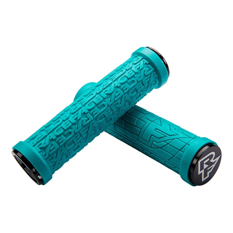 RaceFace Grippler Grips – Turquoise Lock-On 33mm