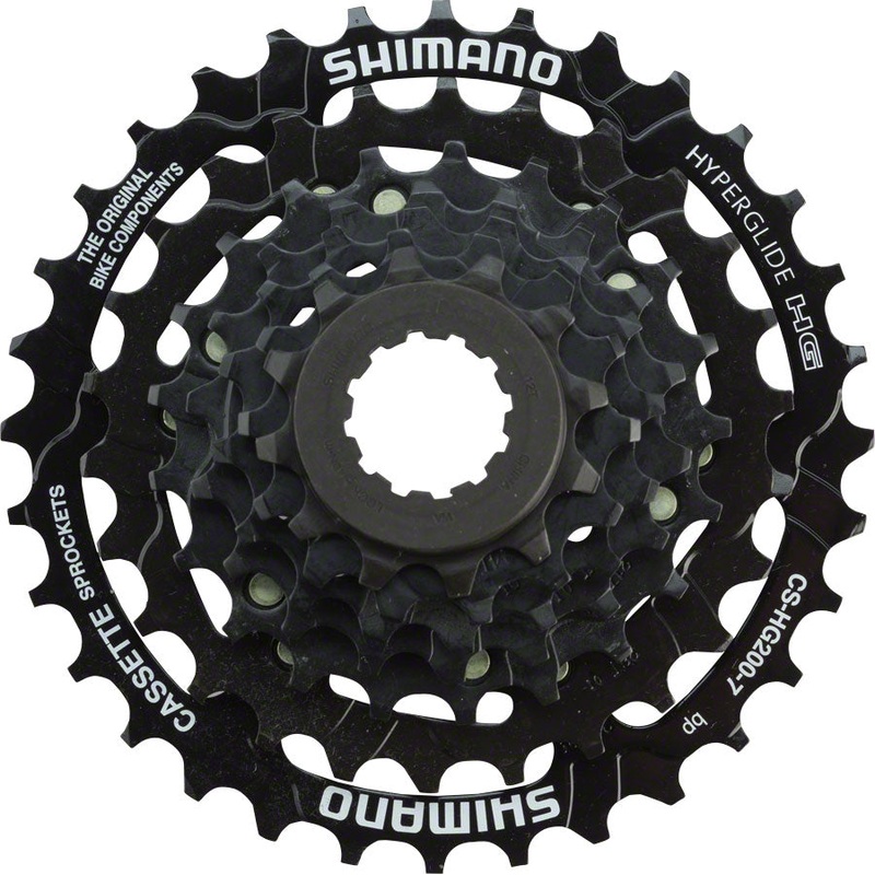 Shimano Tourney CS-HG200 Cassette – 7 Speed 12-32t Black