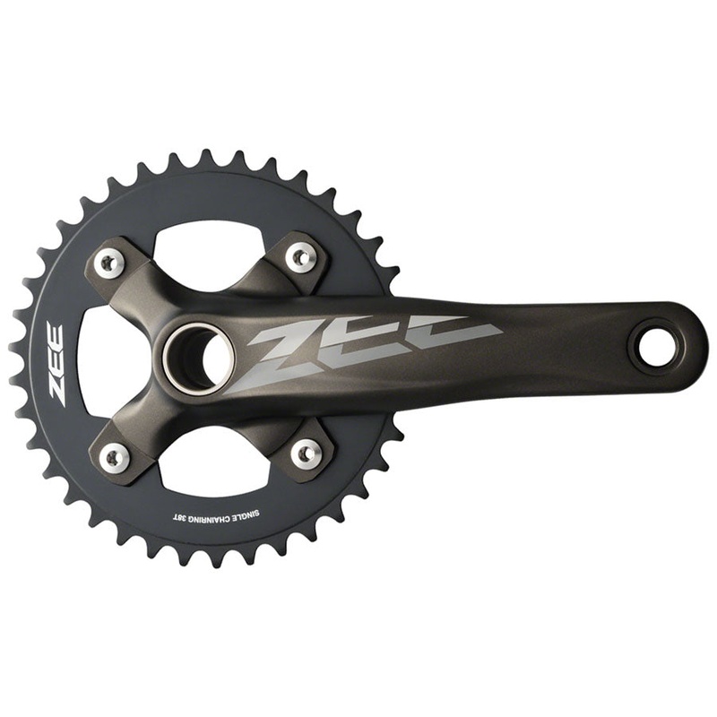 Shimano ZEE FC-M640 Crankset – 170mm 10-Speed 36t 104 BCD Hollowtech II Spindle Interface Includes Bottom Bracket BLK