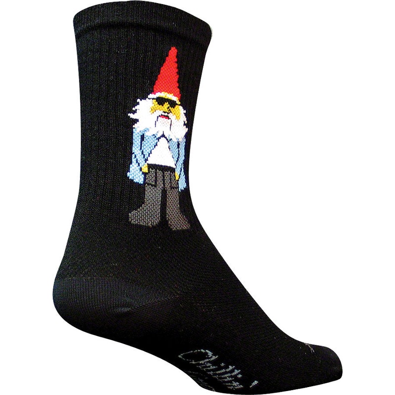 SockGuy Crew Gnomies Socks – 6 Black Small/Medium