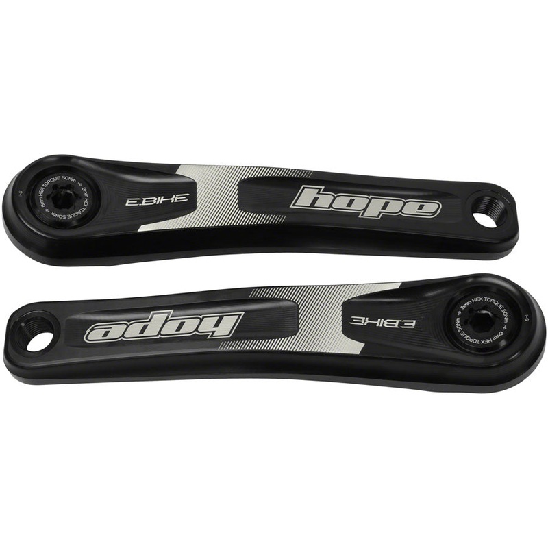 Hope Ebike Crank Arm Set – 155mm ISIS Specialized Offset Black