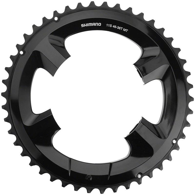 Shimano FC-RS510 Chainring – 46t Asymmetric 110mm BCD Black