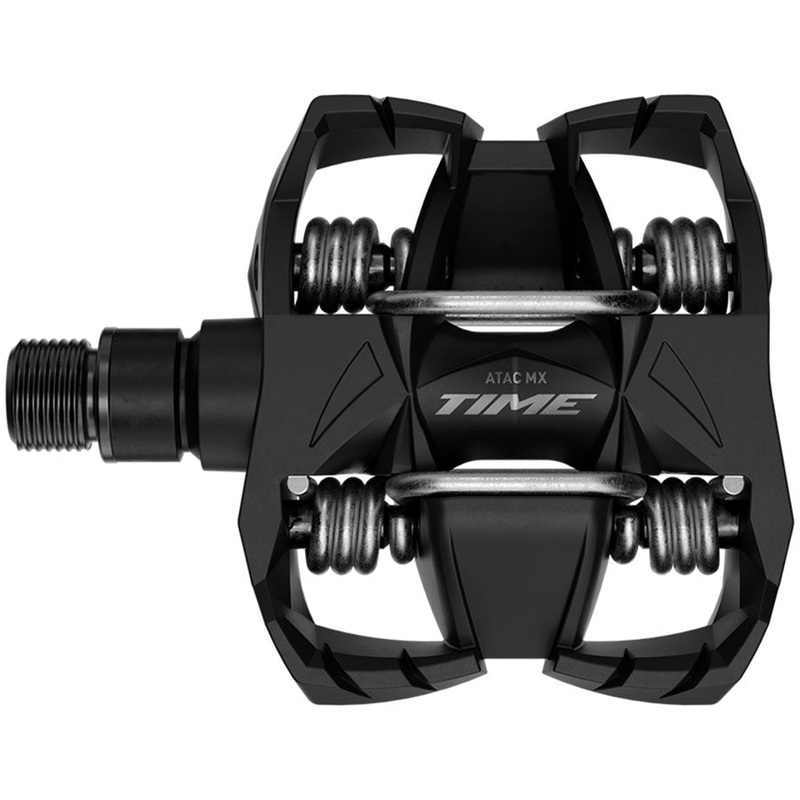 Time MX Pedals – Dual Sided Clipless with Platform Aluminum 9/16 Black C1