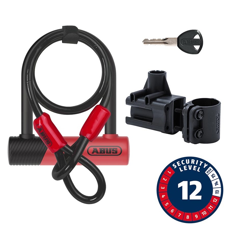 Abus 420K/150HB140 USH + Cobra 10/120 U-Lock – Black