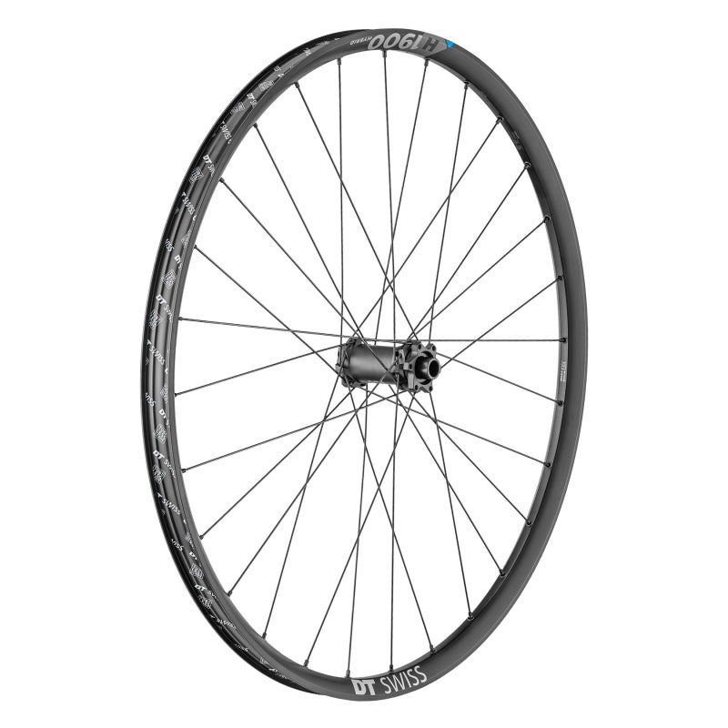 DT Swiss H 1900 Spline 30 Front Wheel – 29 15 x 110mm 6-Bolt Black