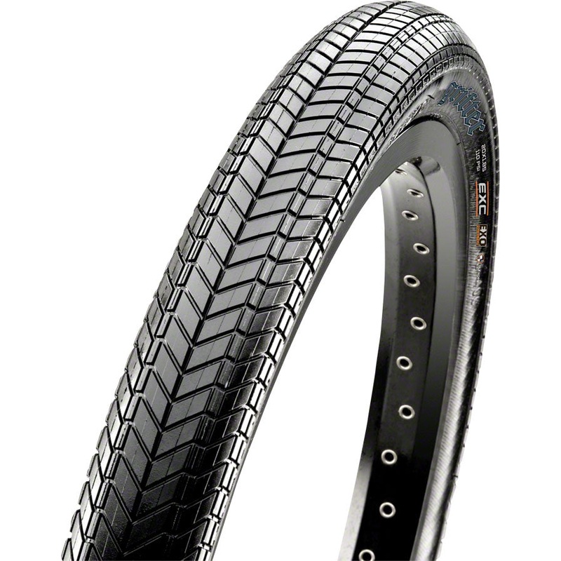 Maxxis Grifter Tire – 20 x 2.10 Clincher Folding Black Dual EXO