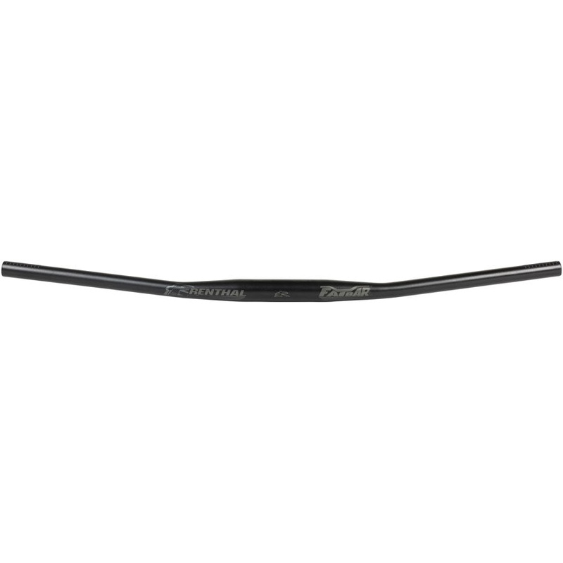 Renthal FatBar Lite Zero Handlebar – Aluminum 0mm 780mm 31.8mm Black V3