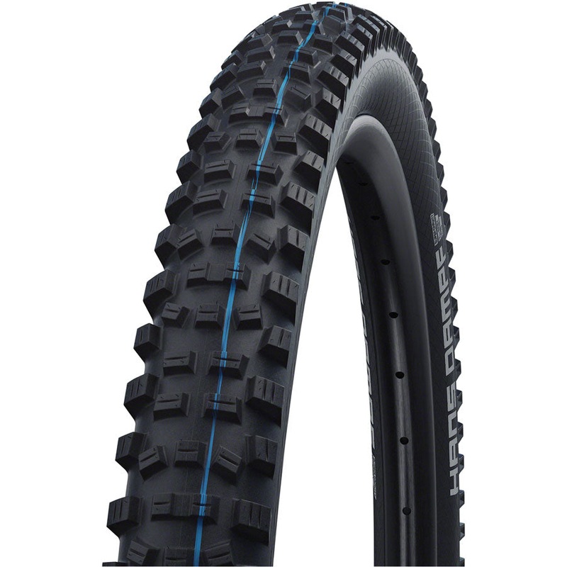 Schwalbe Hans Dampf Tire – 29 x 2.35 Tubeless Folding BLK Evolution Line Addix Soft Super Trail