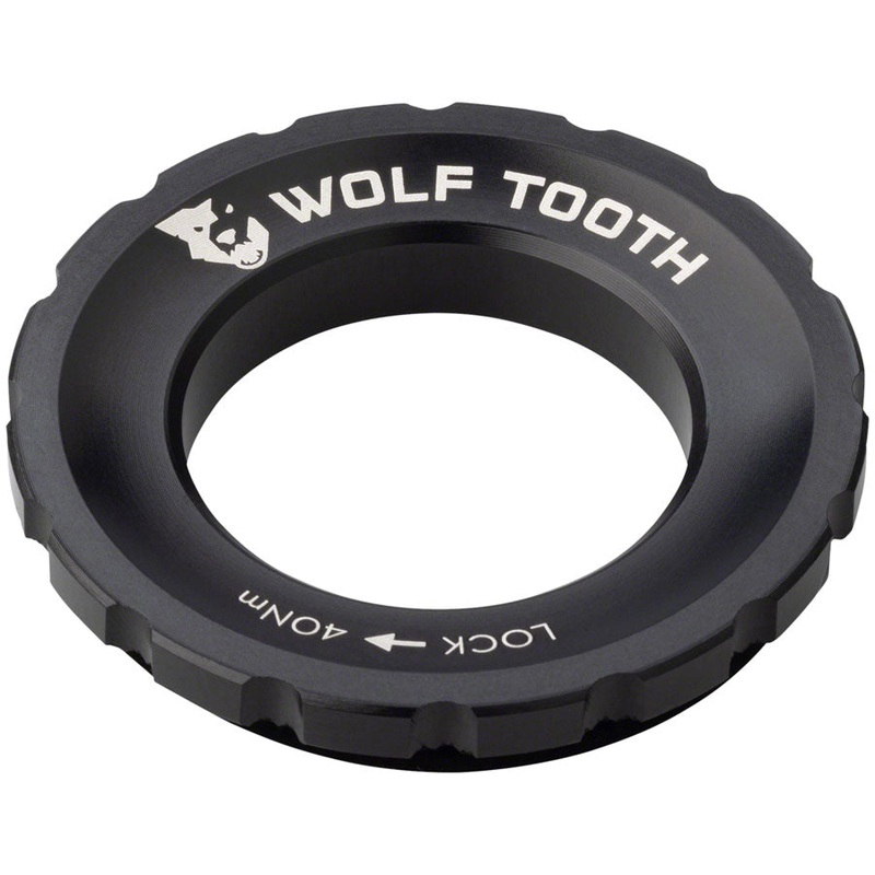 Wolf Tooth CenterLock Rotor Lockring – External Splined Black