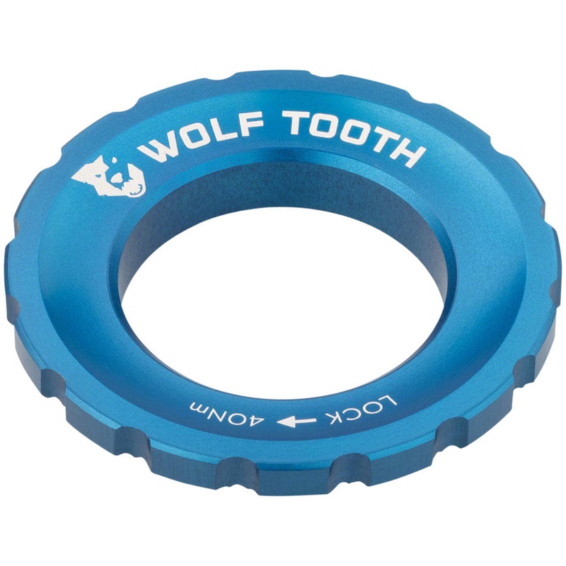 Wolf Tooth CenterLock Rotor Lockring – External Splined Blue