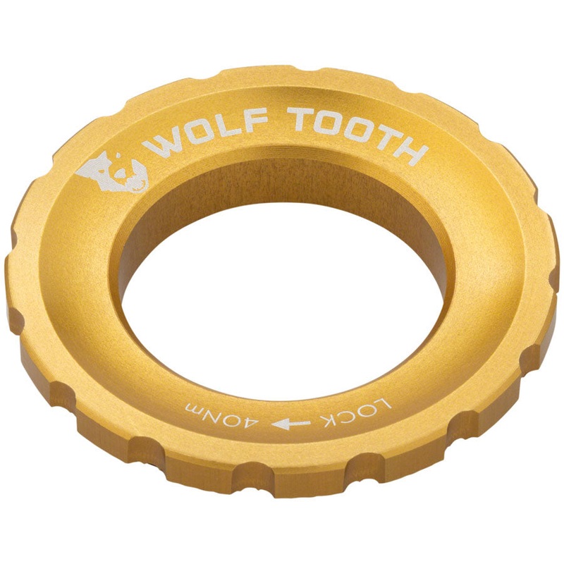 Wolf Tooth CenterLock Rotor Lockring – External Splined Gold