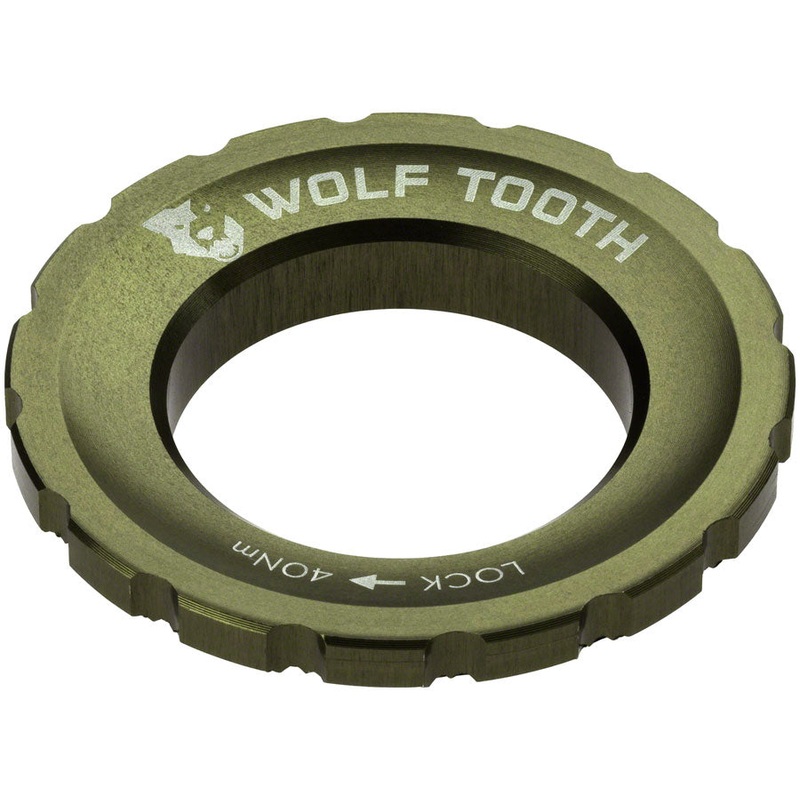 Wolf Tooth CenterLock Rotor Lockring – External Splined Olive