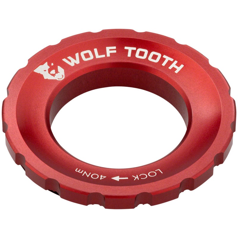 Wolf Tooth CenterLock Rotor Lockring – External Splined Red